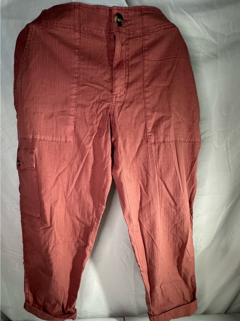 Sonoma Cargo Capris in Rust